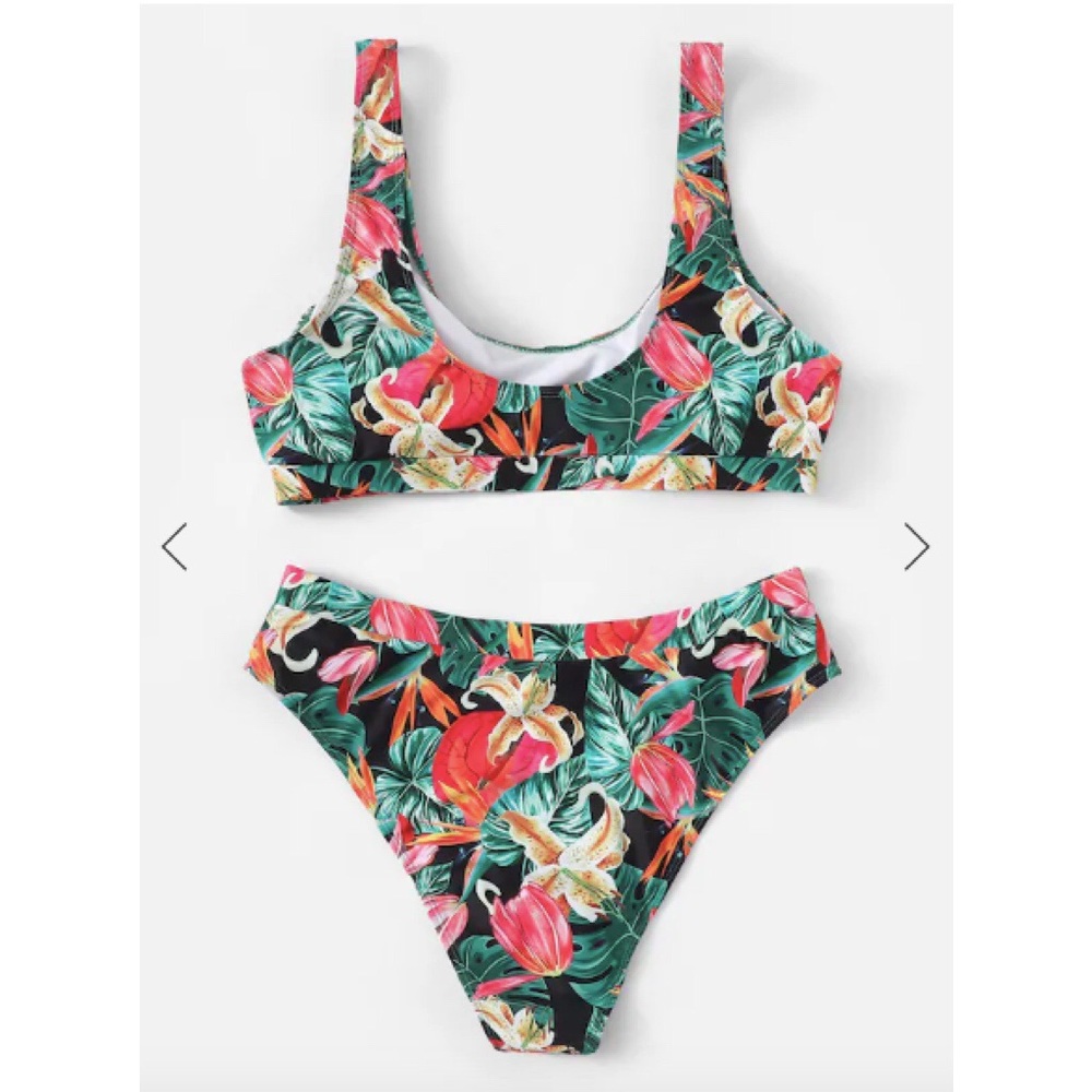 Plus Size Tropical Bikini